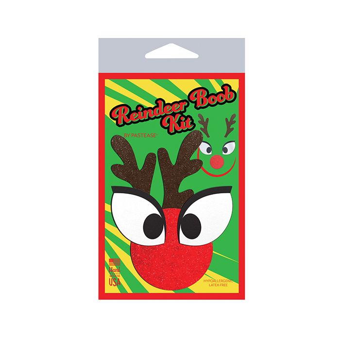 Pastease Premium Holiday Reindeer Boob Kit - Multi O/S